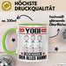 Yogi Tasse Geschenk für Yogi Der Mann Der Alles Kann Geschenkidee zum Geburtstag Grün Trendation