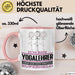 Yogalehrer Geschenk Tasse Ich Bin Yogalehrer Aber Sag Doch Einfach Superheld Lustige Geschenkdiee für Yogalehrer Kaffee-Becher Rosa Trendation