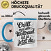Waltraud Tasse Geschenk Chillt Mal Alle Waltraud Ist Ja Jetzt Da Geschenkidee Becher mit Name Blau Trendation