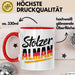 Deutschland Deutscher Bürger Tasse Geschenk Lustige Geschenkidee Spruch Stolzer Alman Rot Trendation