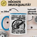 Waldarbeiter Tasse Geschenk Kettensäge Holz Reichet Mir Die Kettensäge Blau Trendation