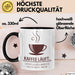 Kaffeeliebhaber Tasse Geschenk Lustige Geschenkidee Spruch Kaffee Läuft... Sportlicher Wird Es Heute Nicht Mehr Schwarz Trendation