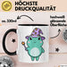 Frosch Tier Zauberer Tasse Geschenk Lustige Geschenkidee Spruch Schwarz Trendation