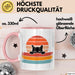 Katzen Tierliebhaber Vintage Tasse Geschenk Lustige Geschenkidee Spruch Rosa Trendation