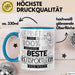 Beste Reitsportlerin Der Welt Tasse Geschenk für Eine Reitsportlerin Geprüft Und Sicher Geschenkidee Geburtstag Weihnachten Blau Trendation