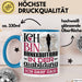 Bankkauffrau Ausbildung Start Geschenk Tasse Ich Bin Bankkauffrau In Der Ausbildung Ich Darf Das Kaffee-Becher Geschenkidee Blau Trendation