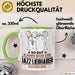 Jazz-Liebhaber Geschenk Tasse So Gut Kann Nur Ein Jazz-Liebhaber Aussehen Geschenkidee Kaffee-Becher Grün Trendation