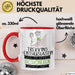 Trekking-Enthusiastin Weil Es Keinen Schöneren Beruf Gibt Tasse Geschenk für Eine Trekking-Enthusiastin Lustig Rot Trendation