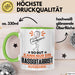 Bassgitarrist Geschenk Tasse So Gut Kann Nur Ein Bassgitarrist Aussehen Geschenkidee Kaffee-Becher Grün Trendation