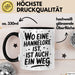 Hannelore Tasse Geschenk Wo Eine Hannelore Ist Ist Auch Ein Weg Geschenkidee Becher mit Name Schwarz Trendation