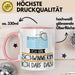 Geschenk für Schwimmerin Tasse Lustige Geschenkidee Geburtstag Ich Bin Schwimmerin Ich Darf Das Rosa Trendation