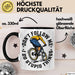 Mountainbike Tasse Geschenk für Mountainbiker Männer Geschenkidee MTB Mountainbike Berge MTB Don't Follow Me I Do Stupid Things Kaffee-Becher Schwarz Trendation