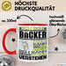 Bäcker Geschenk Tasse Geschenkidee für Bäcker Geburtstag Lustiger Spruch Ich Bin Bäcker Ich Kann Es Dir Erklären Aber Nicht Für Dich Verstehen Funny Rot Trendation