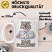 Sarkastische Kaninchen Hase Tasse Geschenk Lustige Geschenkidee Spruch Hasi Müde Hasi Schlafen Weiß Trendation