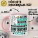 Tierforscher Geschenk Tasse Lustiger Spruch Erheben Sie Sich Der Tierforscher Betritt den Raum Rosa Trendation