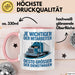 LKW Fahrer Tasse Geschenk Lustige Geschenkidee Spruch Je Wichtiger Der Mitarbeiter Desto Größer Rosa Trendation