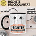 Fechter Geschenk Tasse Ich Bin Fechter Aber Sag Doch Einfach Superheld Lustige Geschenkdiee für Fechter Kaffee-Becher Schwarz Trendation