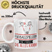 Fußballspielerin Geschenk Tasse Becher Die Frau Die Allen Kann Geschenkidee für eine Fußballspielerin Lustig Weiß Trendation