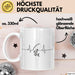 Angelliebhaber Fischer Herzschlag Tasse Geschenk Lustige Geschenkidee Spruch Weiß Trendation