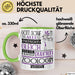 Zoologin Geschenk Becher Tasse Gott Schuf Alle Menschen Gleich Nur Die Besten Durfeten Zoologin Werden Geschenkidee Lustig Grün Trendation