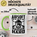 Softair Tasse Geschenk Airsoft Our Air Maybe Soft But Our Balls Are Hard Becher Grün Trendation