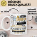 Aquarium-Tüftlerin Tasse Geschenk Lustiger Spruch Bitte Erheben Sie Sich Seine Majestät Die Aquarium-Tüftlerin Betritt Den Raum Weiß Trendation