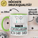 Geschenk für Opernsängerin Tasse Lustige Geschenkidee Geburtstag Ich Bin Opernsängerin Ich Darf Das Grün Trendation