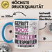 Reitsportler Geschenk Lustiger Spruch für Reitsportler Geschenkidee Bester Reitsportler Der Welt Blau Trendation