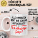 Sarkasmus Sarkastisch Tasse Geschenk Lustige Geschenkidee Alle 11 Minuten Geht Mir Jemand Auf Den Sack Weiß Trendation