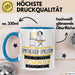 Synthesizer-Spielerin Weil Es Keinen Schöneren Beruf Gibt Tasse Geschenk für Eine Synthesizer-Spielerin Lustig Blau Trendation