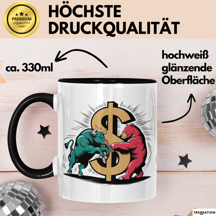 Börsenhändler Tasse Geschenkidee für Wall Street Fans Trendation