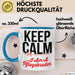 Krankenschwester Pflege Betreuung Tasse Geschenk Lustige Geschenkidee Spruch Keep Calm I Am A Pflegebruder Blau Trendation