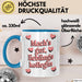 Büroarbeit Kollege Tasse Geschenk Lustige Geschenkidee Spruch Mach'S Gut Lieblings Kollegin Blau Trendation