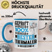 Tiermaler Geschenk Lustiger Spruch für Tiermaler Geschenkidee Bester Tiermaler Der Welt Blau Trendation