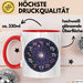 Astrologe Tasse Geschenkidee für Sternzeichen Fans Rot Trendation