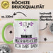 Geschenk für Musikmanagerin Tasse Lustige Geschenkidee Geburtstag Ich Bin Musikmanagerin Ich Darf Das Grün Trendation