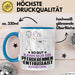 Pferderennen-Enthusiast Geschenk Tasse So Gut Kann Nur Ein Pferderennen-Enthusiast Aussehen Geschenkidee Kaffee-Becher Blau Trendation