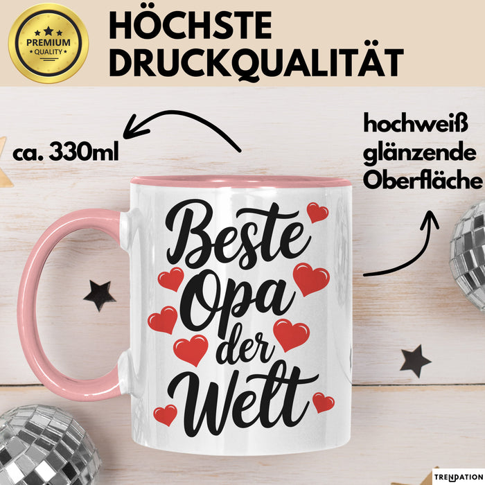 Opa Tasse Geschenk Bester Opa Der Welt Geschenkidee Vatertag Geburtstag