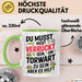 Fußball Tasse Geschenk Sei ein Torwart Fußballfan Geschenkidee Lustig Grün Trendation