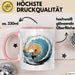 Surfer Tasse Geschenkidee für Wellenreiter Lustiger Spruch Rosa Trendation