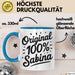 Sabina Tasse Geschenk Original 100% Sabina Geschenkidee Geburtstag Blau Trendation