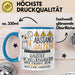 Haustier-Modedesignerin Tasse Geschenk Lustig Abstand Halten Hochleistungs-Haustier-Modedesignerin Mit Drang Zur Perfektion Bei Der Arbeit Blau Trendation