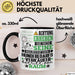 Hundebedarfsverkäufer Geschenk Tasse Lustiger Spruch Erheben Sie Sich Der Hundebedarfsverkäufer Betritt den Raum Schwarz Trendation
