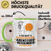 Abenteurreisender Geschenk Tasse So Gut Kann Nur Ein Abenteurreisender Aussehen Geschenkidee Kaffee-Becher Grün Trendation