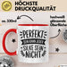 Silke Tasse Geschenk Perfekt Sein Kann Jeder Geschenkidee Geburtstag Rot Trendation