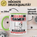 Gamer Tasse Geschenk für Gamer Geburtstag Lustiger Spruch Kaffee-Becher Was Ist Deine Superkraft Grün Trendation