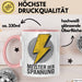 Elektriker Tasse Geschenk Meister der Spannung Geschenk Rosa Trendation