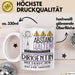 Dirigentin Tasse Geschenk Lustig Abstand Halten Hochleistungs-Dirigentin Mit Drang Zur Perfektion Bei Der Arbeit Weiß Trendation
