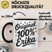 Erika Tasse Geschenk Original 100% Erika Geschenkidee Geburtstag Schwarz Trendation