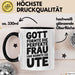 Ute Tasse Geschenk Gott Formte Die Perfekte Frau Ute Geschenkidee Schwarz Trendation